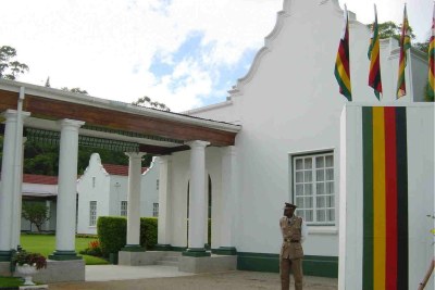 An view of the Zimbabwe Statehouse. (File Photo)