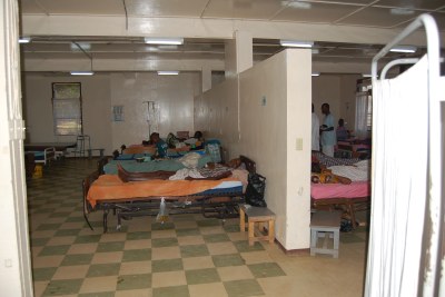 Patients being treated at a Liberia hospital. (file photo)