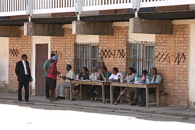 Photo d''archives - Peu d'electeurs lors des elections regionales a Madagascar le 16 mars 2008