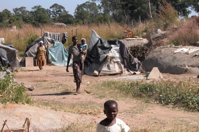 Epworth residents affected by Operation Murambatsvina (file photo).