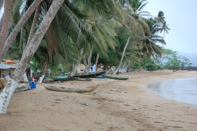 Une plage en Guinée équatoriale.