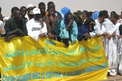 A protest in Mauritania (file photo).