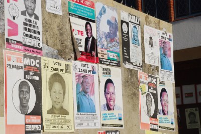Election posters (file photo).