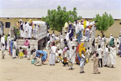 Long term Eritrean refugees returning from Sudan.