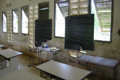 School classroom.