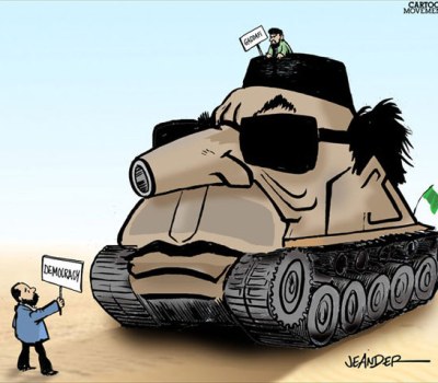 Gaddafi Food for Cartoonists