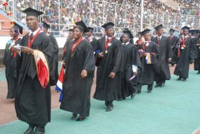 Some graduates of the University of Liberia.