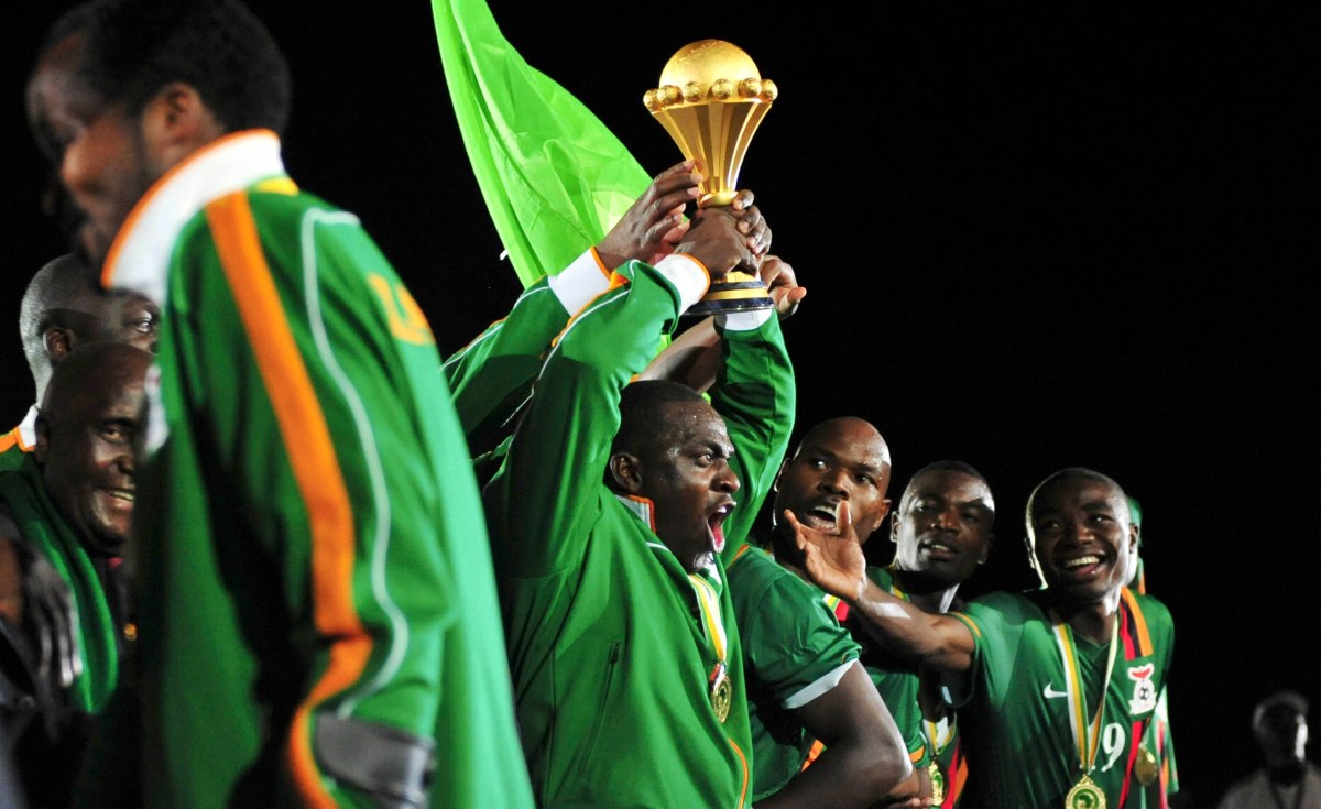 Image result for Zaire lift afcon trophy