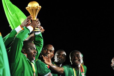 Zambia's Chipolopolo Boys, the current Afcon champions (file photo).