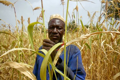 Soudre Amado is a farmer in Burkina Faso, where the rainy season has been poor.