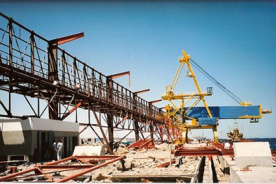 Construction site in Port Safaga.