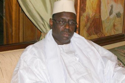 Macky Sall Président du Sénégal.