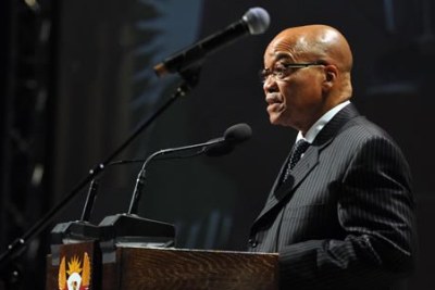 President Jacob Zuma (file photo).
