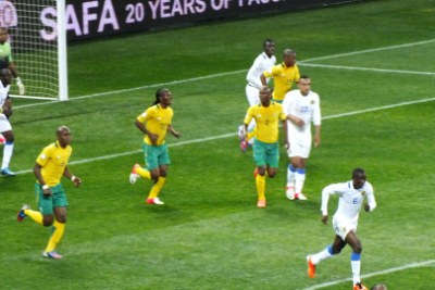 Bafana  Bafana defeat Gabon.