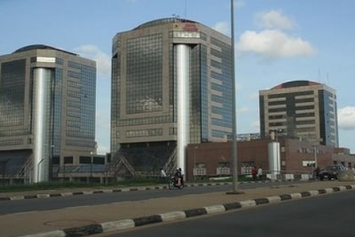 Nigerian National Petroleum Corporation headquarters.