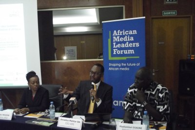 Conférence de presse de AIMI (African Media Initiative), le lundi 27 août2012 à Dakar