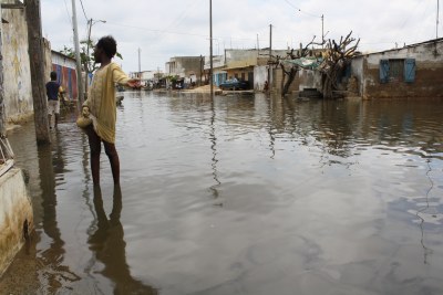 Flooding in the Pikine department of Senegal's capital Dakar.