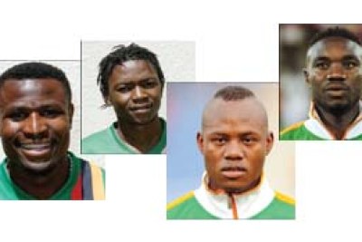 Zambia players Katongo, Kalaba, Sunzu, Mayuka noted for 2012 African Player-of-the-Year Award.