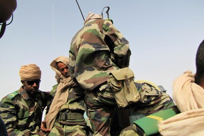 Soldats mauritaniens