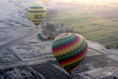 Hot air balloon ride in Luxor, Egypt (file photo).
