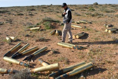 Munitions en Libye.