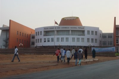 Le siège du Parlement en  Guinée -Bissau.