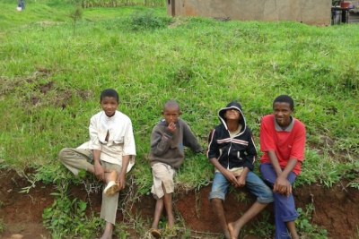 Descendants of victims of the Lake Nyos poisonous gas explosion.
