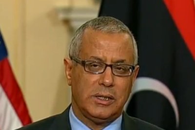 Ali Zeidan, Premier ministre libyen.