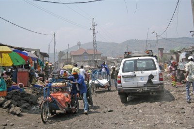 La ville de Goma dans l'est de le RDC.