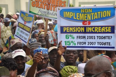 Nigeria Union of Pensioners Protest