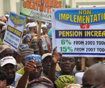 Nigeria Union of Pensioners Protest