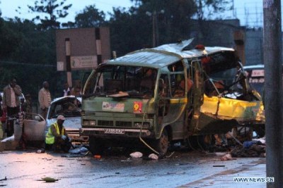 Grenade attack in Nairobi's city shuttle that has claimed at least six lives.