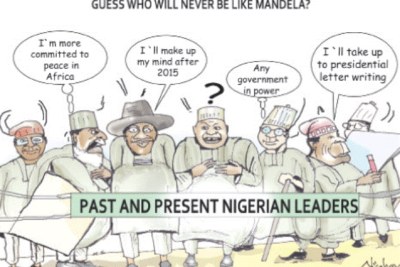 Nigeria's governance cartoon.
