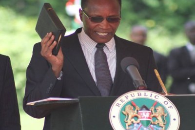Kenya's Education Cabinet Secretary, Jacob Kaimenyi.