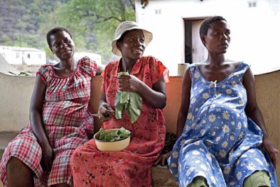 Pregnant women at a clinic in Zimbabwe (file photo).