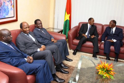 Arrivée à Yamoussoukro des Chefs d'Etat en vue de prendre part aux travaux du 44 ème Sommet ordinaire de la CEDEAO