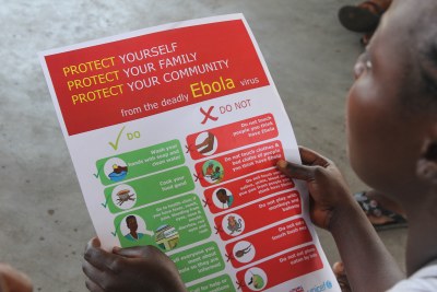 Special material was developed to support Liberian community outreach activities to stop the spread of the deadly Ebola virus.