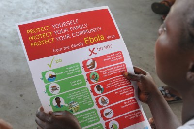 Special material was developed to support community outreach activities to stop the spread of the deadly Ebola virus.