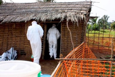 Ebola isolation area