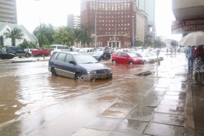 Harare floods.