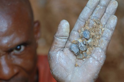 Wolframite and Casserite mining in Goma, Democratic Republic of the Congo.