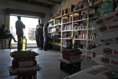A small grocery store run by Somali asylum-seekers in an informal settlement outside Johannesburg (file photo).
