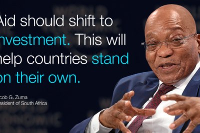 President Jacob Zuma at World Economic Forum 2015