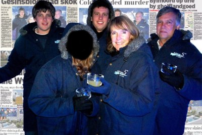 Martin and Teresa van Breda with their daughter, Marli, 16, and sons, Henri, 20, left, and Rudi, 22, on a family holiday posted on Facebook (file photo).