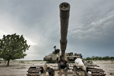 Arms in South Sudan (file photo).