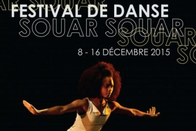 Affiche de l'édition 2015 du Festival de danse Souar Souar qui se déroule à Ndjamena, au Tchad.