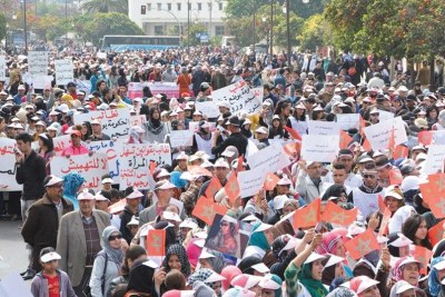Le Maroc en grève de 24h pour dire non à la politique antipopulaire du gouvernement