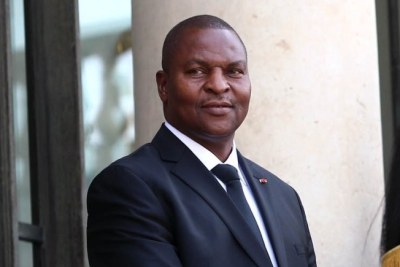 Visite officielle du président de la Centrafrique, Faustin-Archange Touadéra, en France.