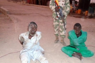 Suspected Boko Haram members.