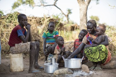 Des Soudanais du Sud Kordofan ont trouvé refugé dans le camp d’Ajuong Thok, au Soudan du Sud